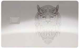 Owl Metall Card